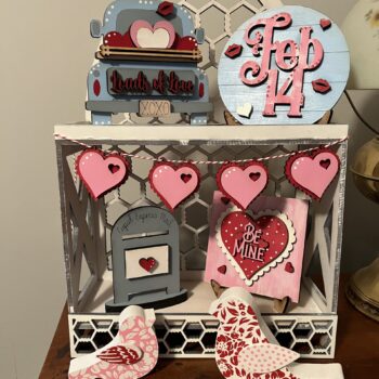 Valentine Tiered Tray decor